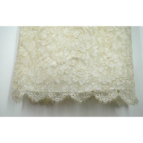 NWT Jenny Yoo Sample Mia Dress in Ivory and Gold 2 - Picture 3 of 6